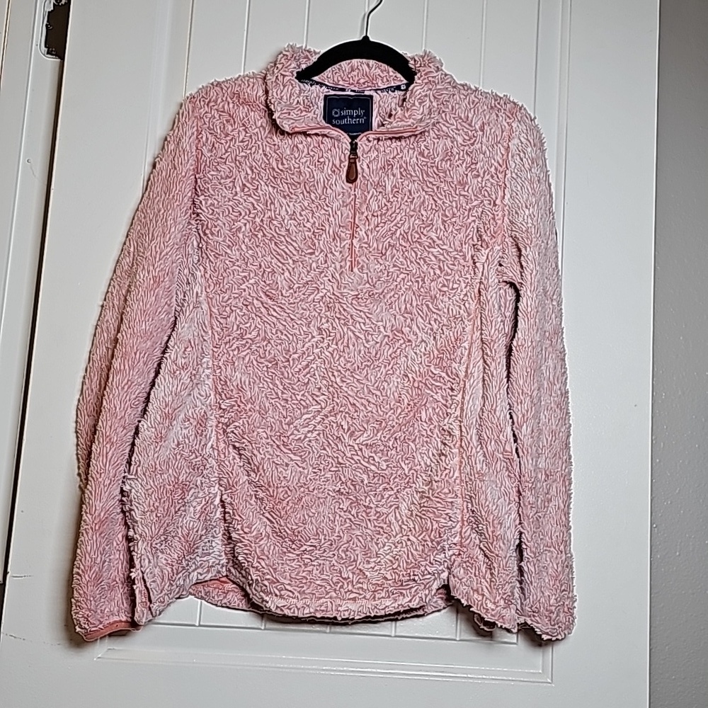 Simply Southern L fleece pullover